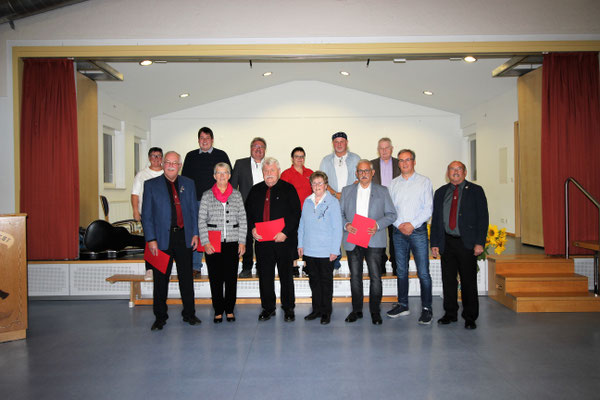 Geehrte, Laudatoren und Vorstand