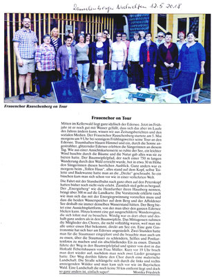 Frauenchor rauschenberg on tour