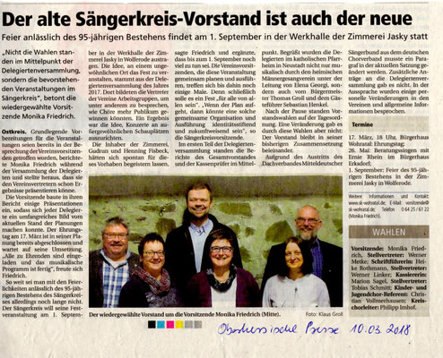 Delegiertenversammlung März 2018