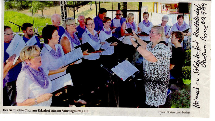 Erksdorf singt beim Stadtfest Stadtallendorf