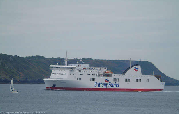 Connemara arrivant à Brest. Photo Loïc PIALAT