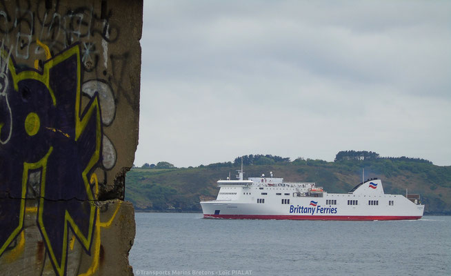 Connemara arrivant à Brest. Photo Loïc PIALAT