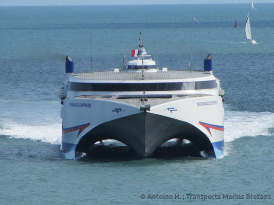 Normandie Express arrivant à Portsmouth. Photo Antoine H.