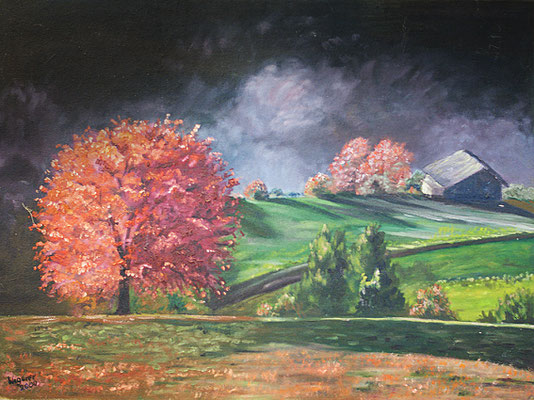 Herbst in Acryl 