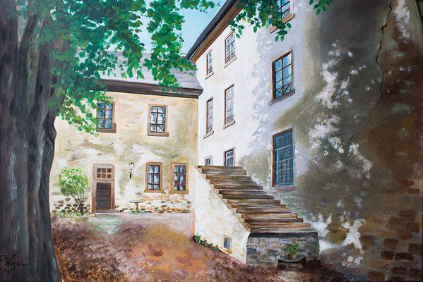 Schloss Homberg in Acryl