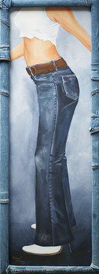 Jeans in Acryl