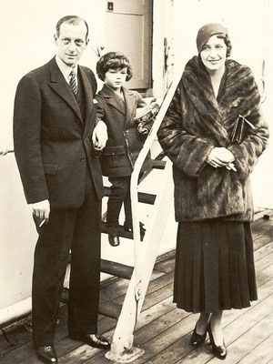 Великий князь Дмитрий Павлович с женой Одри Эмери