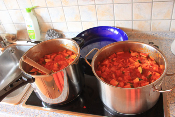 Biozucchini einkochen