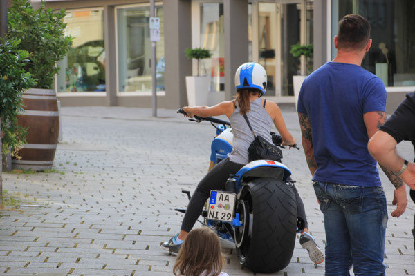 Motorradfahrerin Ellwangen/Jagst