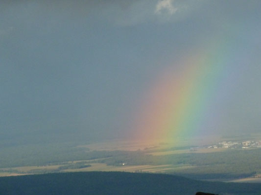 Blick in die Rheinebene von Grand Ballon