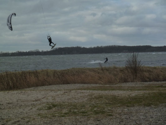 Kiter im Sturm