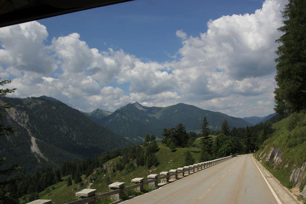 Fahrt Richtung Bayrischzell