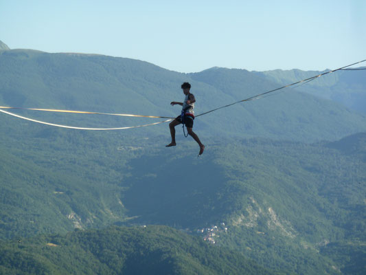 Slackline Pietra di Bismantova