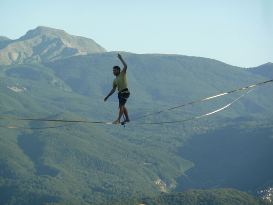 Slackline Pietra di Bismantova 