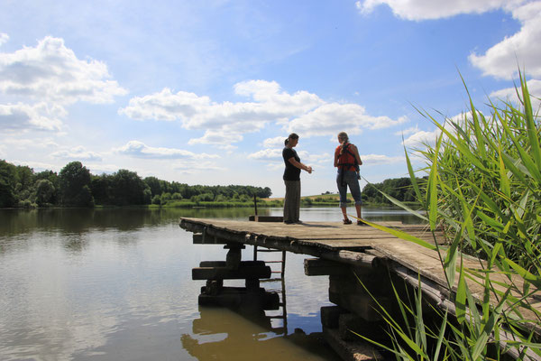 Julia, Stephanie am Waschweiher