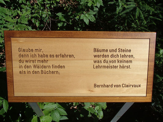 Weisheit von unserem alten Bekannten Bernhard von Clairvaux