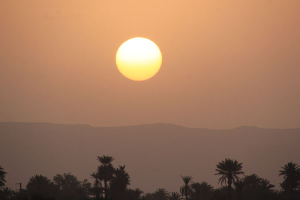 Sonnenaufgang am Ramadanende