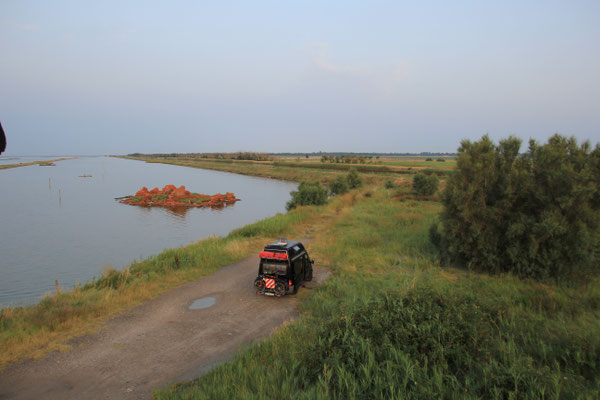 Sonnenaufgang Nähe Comacchio