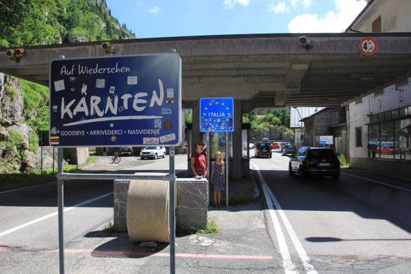 Grenze nach Italien Ps.di monte croci di corniche/Pötschpass