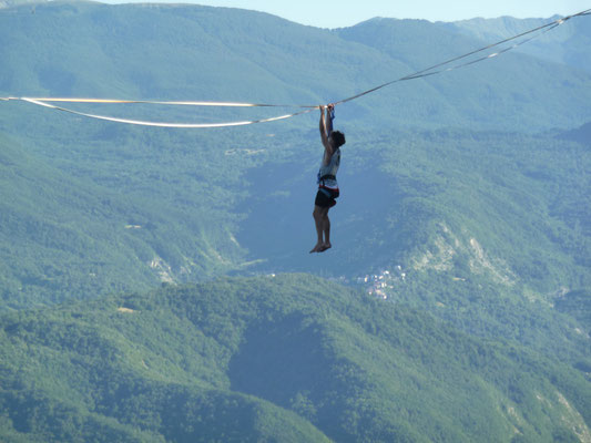 Slackline Pietra di Bismantova