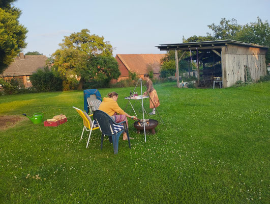 zu Hause wieder, Heimkommensfeuer