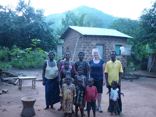 Famile Yawogan, village de Tsamé