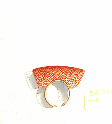 NUDE_bridge  anello e componente  in ottone.     Euro 20,00.