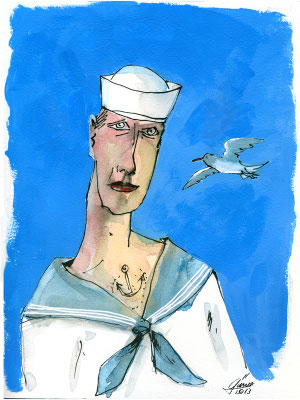 Leichtmatrose (Acryl)