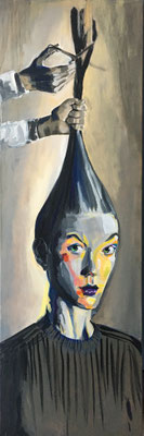 Acryl auf Leinwand   Titel: Neuanfang   Größe 50 x 150 x 1,7 - reserviert