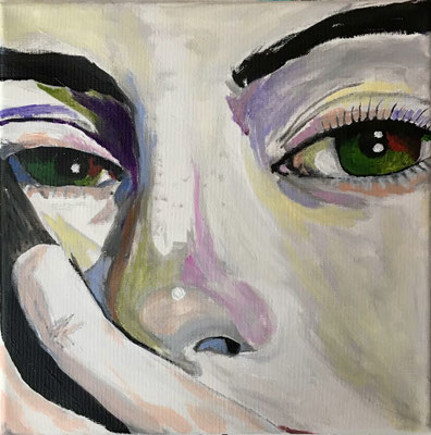 "Nahaufnahmen 2" 25 x 25 Acryl auf Leinwand