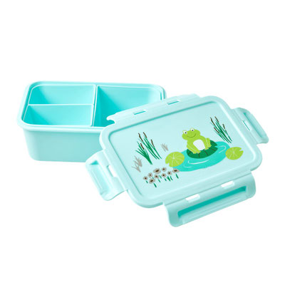 Brotdose "Frosch" mit Unterteilung  von Rice 14,90€
