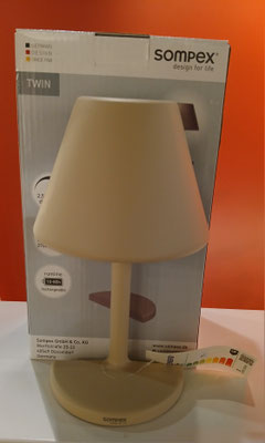 Akkuleuchte "TWIN" von Sompex 99€