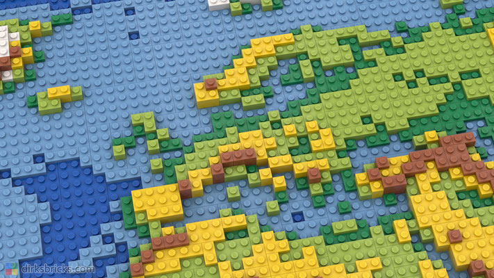 Dirks LEGO® World Map europe