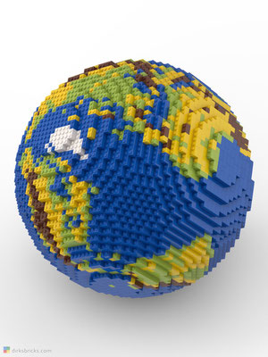 Dirks LEGO® Globe Original sphere