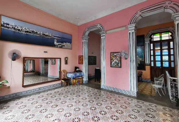 Living room used for dance classes of 'Salsa con Clase'