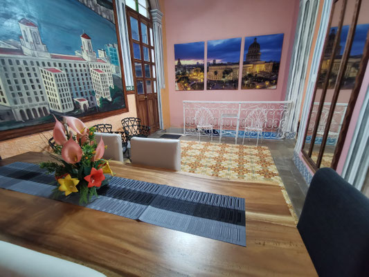 Dining room of 'Casa Sol y Salsa'
