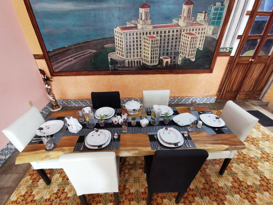 Dining room of 'Casa Sol y Salsa'