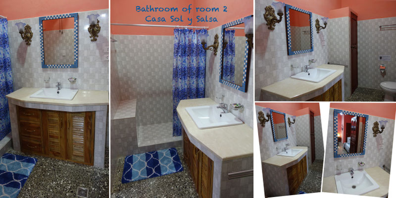 Bathroom of bedroom 2 in apartment on second floor