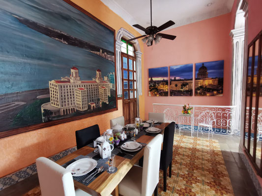 Dining room of 'Casa Sol y Salsa'