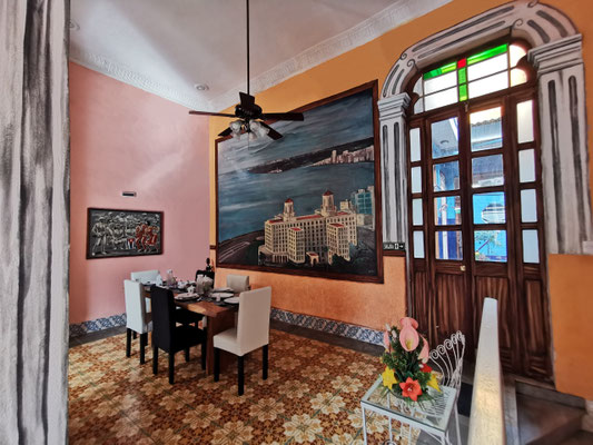Dining room of 'Casa Sol y Salsa'