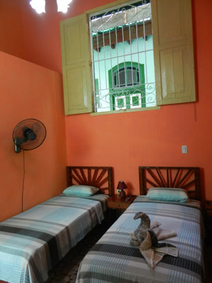 Bedroom 4 on first floor - with two single beds