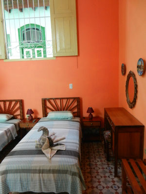 Bedroom 4 on first floor - with two single beds