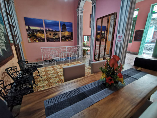 Dining room of 'Casa Sol y Salsa'