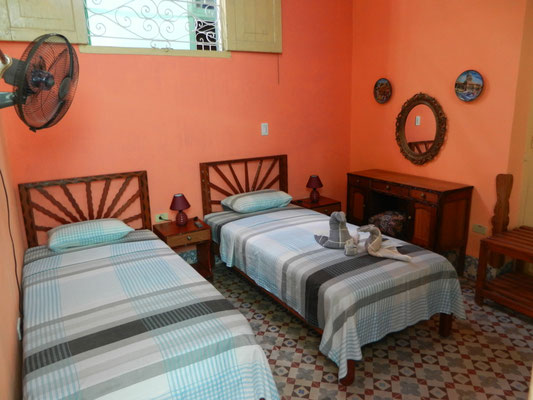 Bedroom 4 on first floor - with two single beds