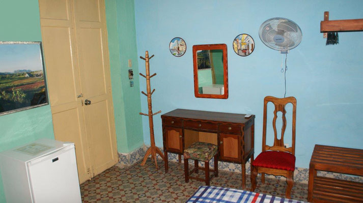 Bedroom 3 on first floor with make-up table