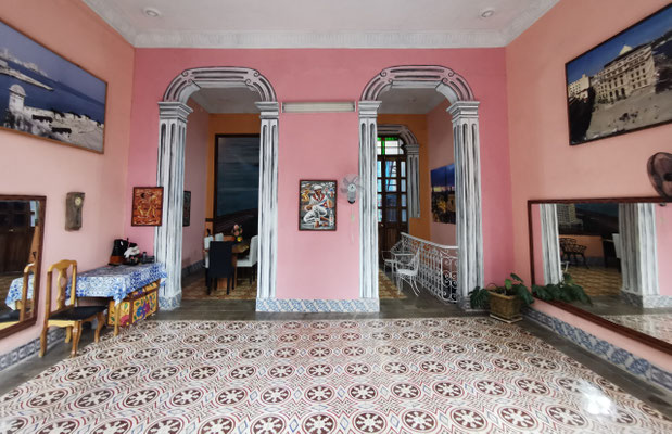 Living room used for dance classes of 'Salsa con Clase'