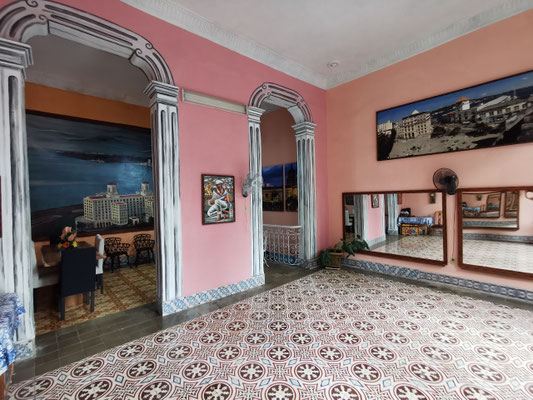 Living room used for dance classes of 'Salsa con Clase'