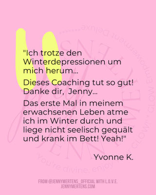 Dieses Coaching tut so gut!