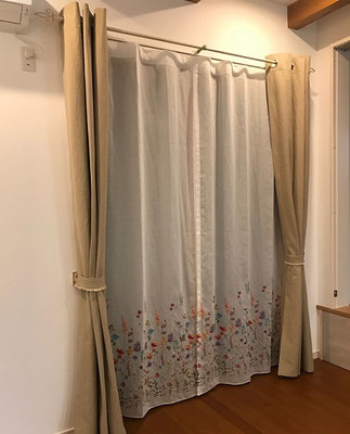 帆布ハトメ・施工写真 - インテリアハウスIROHA | 岐阜、愛知