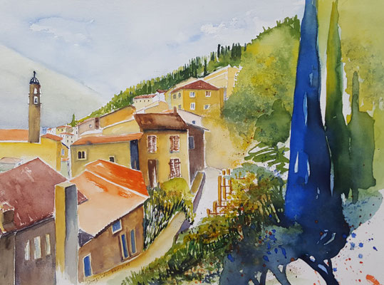 Limone sul Garda 2017 Aquarell 36 x 48 cm